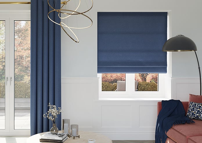 Stamford, Denim - Twist&Fit Roman Blind - Image 3